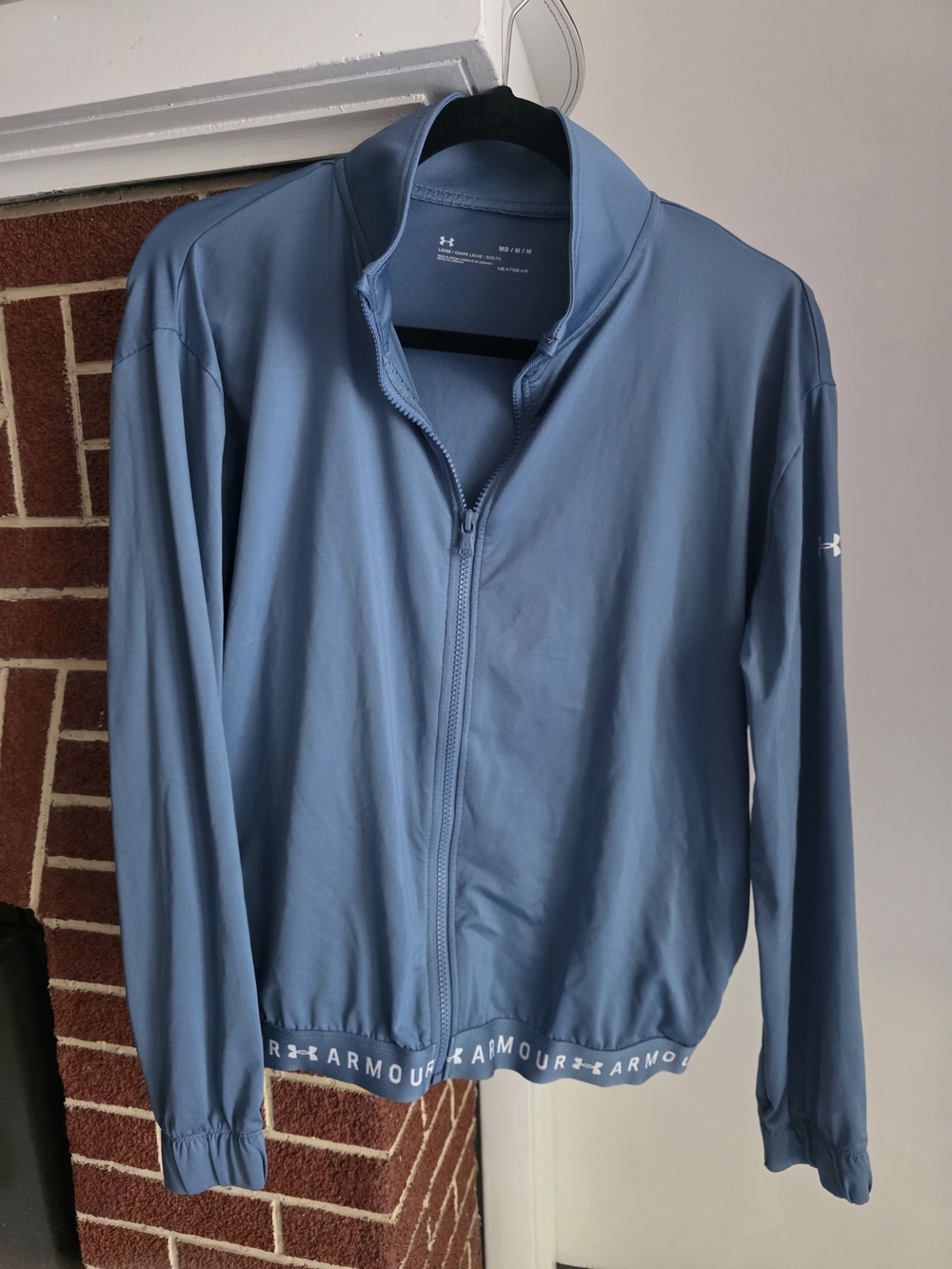 Under Armour Women's Light Blue Full-Zip Jacket